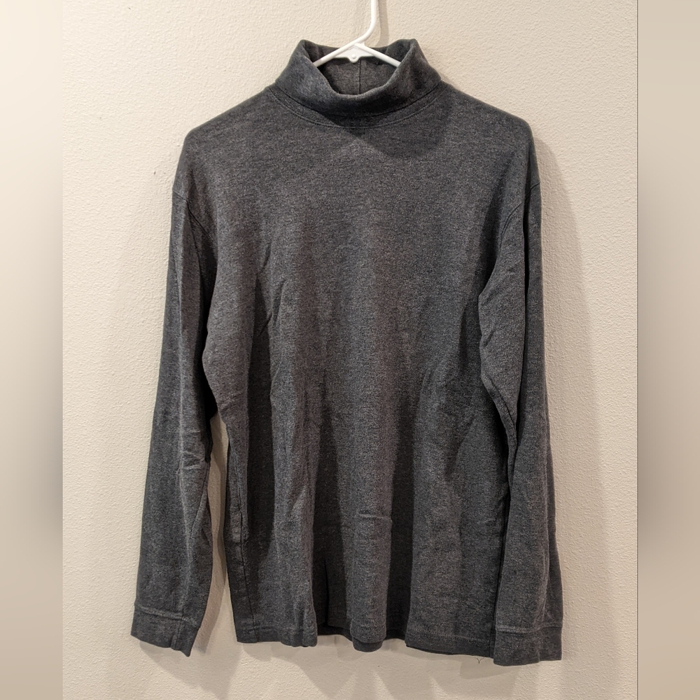100% Cotton Great Northwest gray turtle neck women's size large